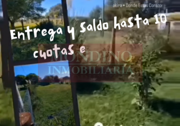 Oportunidad Lote en Colonia Barge. 